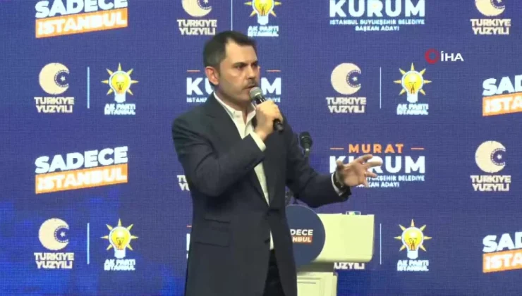 AK Parti İBB Başkan Adayı Kurum: “İstanbul’da 650 bin konutu 5 yıl içerisinde dönüştüreceğiz”