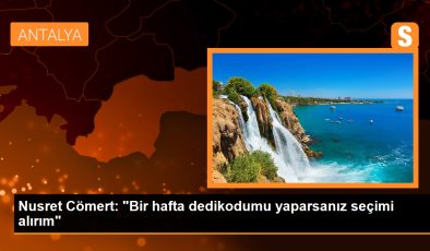 İYİ Parti Hatay Büyükşehir Belediye Başkanı Nusret Cömert, Meslek Odalarından Sıra Dışı Rica