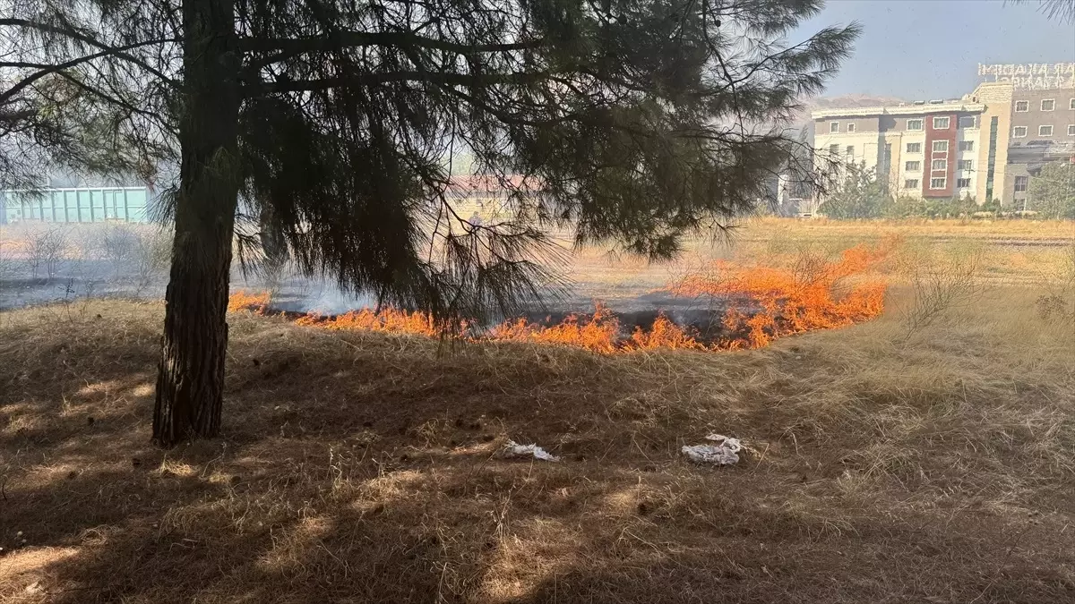 Kahramanmaraş’ta Orman Yangınına Karadan Müdahale Ediliyor