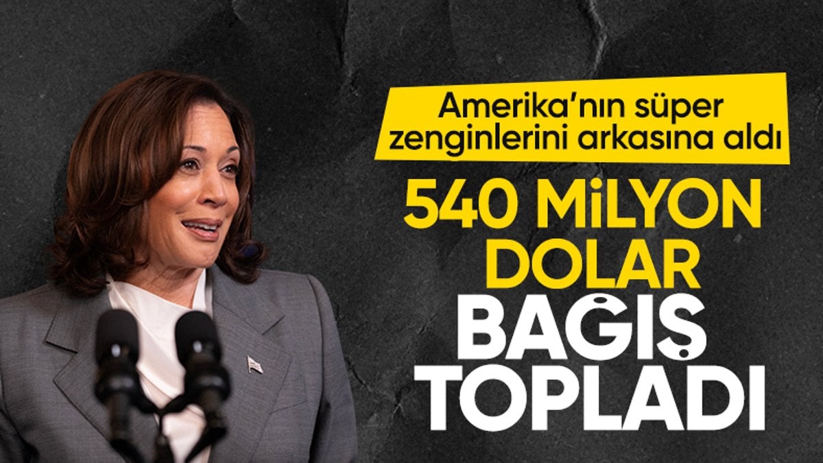 Kamala Harris seçim yarışına bağış rekoruyla başladı