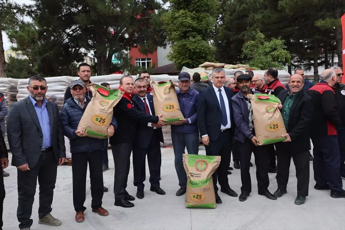 Kayseri’de Çiftçilere Buğday Tohumu Desteği